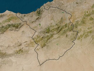 Tlemcen, Algeria. Low-res satellite. No legend