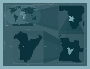 Bie, Angola. Described location diagram
