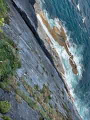 waterfall in the mountains