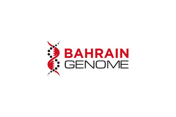 DNA logo Deoxyribonucleic acid  Genetic human molecular genome program Biological Technologies Bahrain national flag