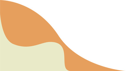 Aesthetic Corner Design Shape Vector. Wavy Corner Border Shape Design.