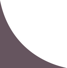 Aesthetic Corner Design Shape Vector. Wavy Corner Border Shape Design.