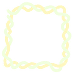 frame with rope