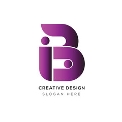 Branding identity corporate vector B logo design template