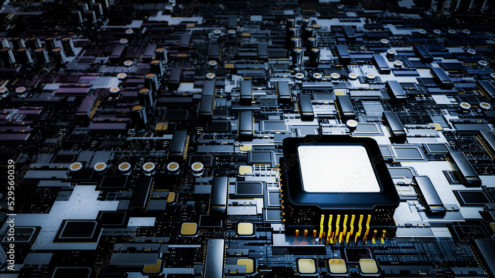 Poster motherboard panel, electronic device or main board. industrial technology image within industrial ma