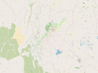 Fototapeta premium Tucuman, Argentina. OSM. No legend