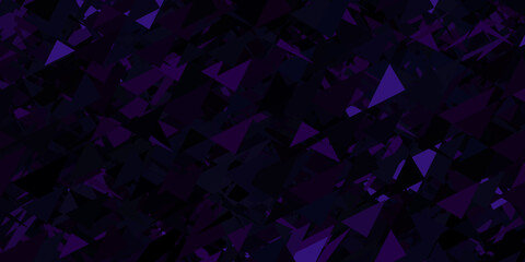 Dark purple vector layout with triangle forms.