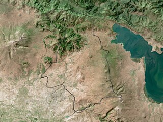 Kotayk, Armenia. High-res satellite. No legend