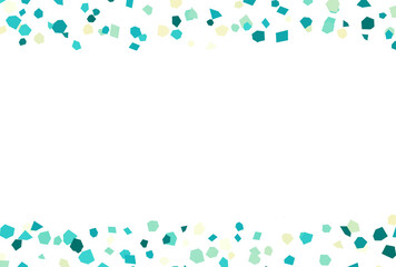 背景素材_カラフルな多角形_フレーム