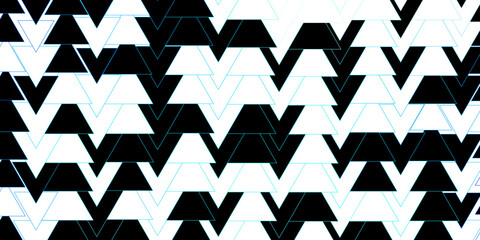 Dark BLUE vector background with lines, triangles.