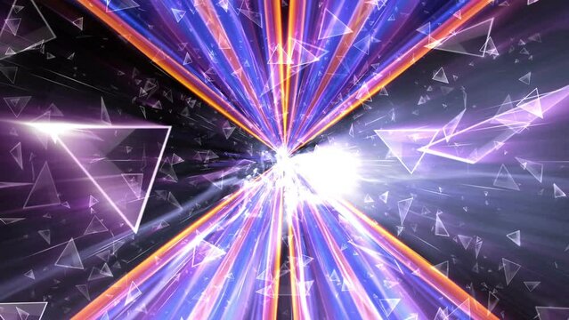 Abstract Cyberspace Animation Background, Loop
