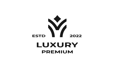 Luxury Logo Template With Badge Concept