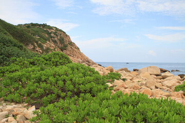 a landscape of shek o, hong kong