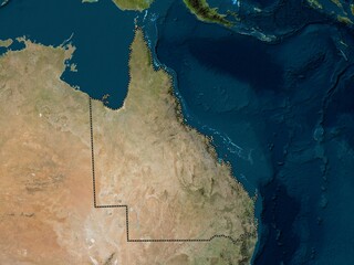 Queensland, Australia. Low-res satellite. No legend