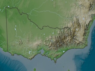 Victoria, Australia. No legend