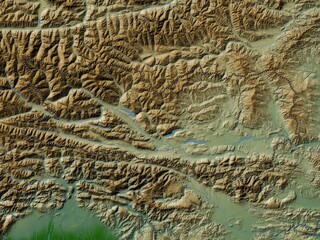 Karnten, Austria. Physical. No legend