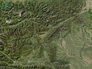 Fototapeta na wymiar Steiermark, Austria. Low-res satellite. No legend