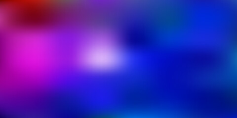 Light multicolor vector blurred template.