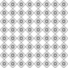 Vector line flowers square for footage background wallpaper and seamless artwork illustration texture of art graphic design isolated flat trendy design for fabric cotton beautiful pattern colorful