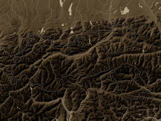 Tirol, Austria. Sepia. No legend