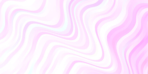 Light Purple, Pink vector template with curves.