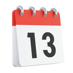 31 on 3D render of calendar