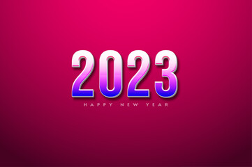 beautiful happy new year 2023 background