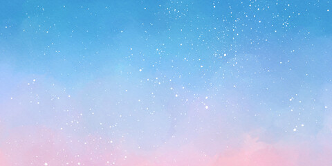 背景素材_水彩テクスチャ_夜空