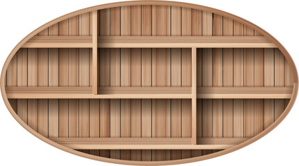 Wooden shelves mock up empty shelf design 