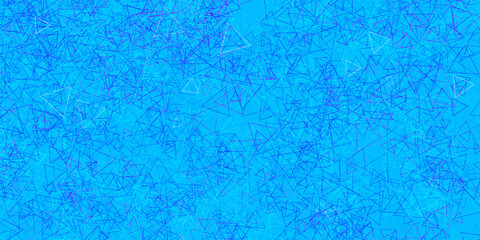 Fototapeta na wymiar Light Pink, Blue vector texture with random triangles.
