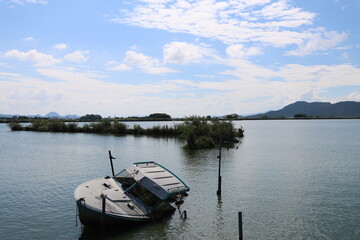 Fototapeta premium 湖畔の風景