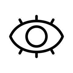 Vision Icon Vector Symbol Design Illustration
