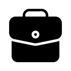 Briefcase Icon Vector Symbol Design Illustration