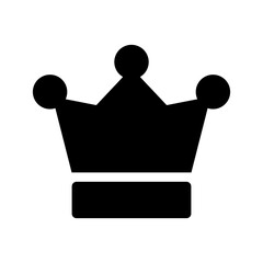 Crown Icon Vector Symbol Design Illustration