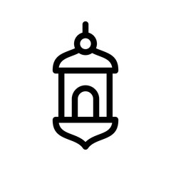 Lantern Icon Vector Symbol Design Illustration