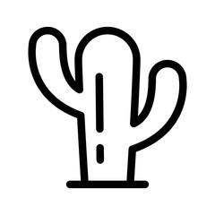 Obraz premium Cactus Icon Vector Symbol Design Illustration
