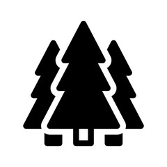 Forest Icon Vector Symbol Design Illustration