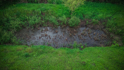 aerial photography of rural nature