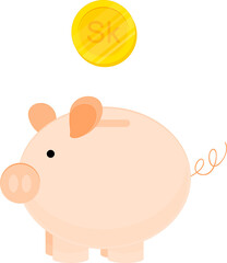 Slovakia hand drawn flag, Slovak koruna hand drawn