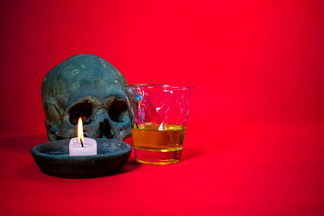 Composition for religious spiritual moment or Day of the Dead.
with space to insert text