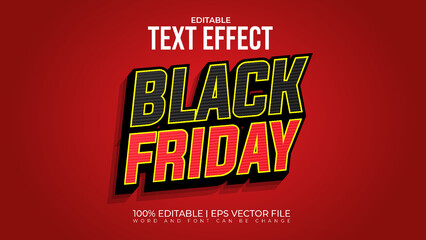Black friday text effect style