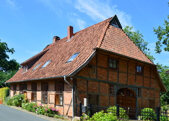 Historical Farm in the Town Kirchlinteln, Lower Saxony