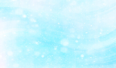 blue abstract background snowfall watercolor
