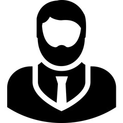 Muslim Businessman Vector Icon