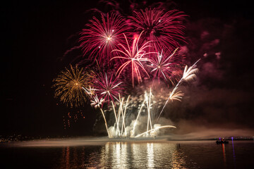 Celebration of light fireworks at the English Bay in Vancouver, Canada