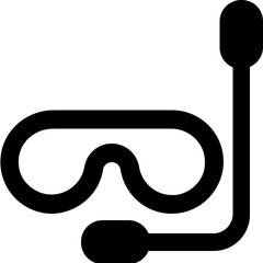 Diving Mask Vector Icon
