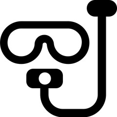 Diving Mask Vector Icon