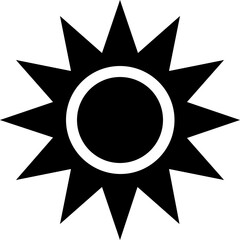 Sun Vector Icon