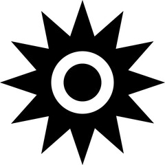 Sun Vector Icon