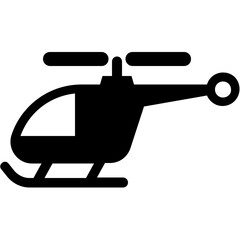 Helicopter Vector Icon